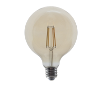 Aca Lighting PALA12510WWDIMAM E27 G125 10W 2700K FILAMENT DIMMABLE AMBER