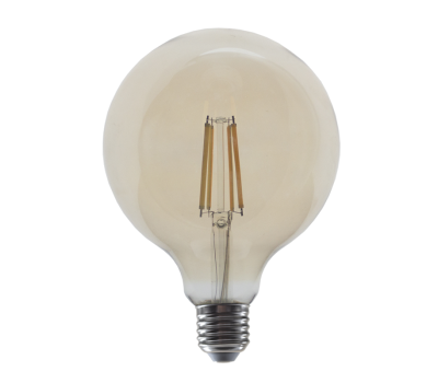 Aca Lighting PALA12510WWDIMAM E27 G125 10W 2700K FILAMENT DIMMABLE AMBER