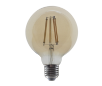 Aca Lighting PALA9510WWDIMAM E27 G95 10W 2700K FILAMENT DIMMABLE AMBER