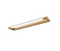 LED аплик ACA LIGHTING PN283LED40BR BATI SATIN BRASS 6W 3000K IP44