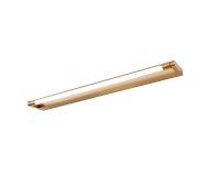 LED аплик ACA LIGHTING PN2834LED62BR BATI SATIN BRASS 12W 4000K IP44