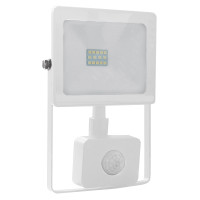 ACA LIGHTING Q1030WS 10W 3000K IP66 WHITE MOTION SENSOR FLOODLIGHT