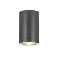 Фасадна луна за външен монтаж ACA LIGHTING SL7033G SURFACE GREY IP65