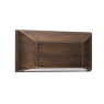 LED фасадна луна за външен монтаж ACA LIGHTING SLIM22R BROWN