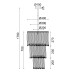 ACA LIGHTING TF20226P THASSOS