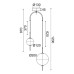 ACA LIGHTING TNK323LED11P AMELIA