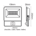 ACA LIGHTING V3040S 30W 4000K IP66 FLOODLIGHT SENSOR