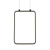 ACA LIGHTING V30LEDP18BK SYMETRIA