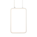 ACA LIGHTING V30LEDP18WH SYMETRIA