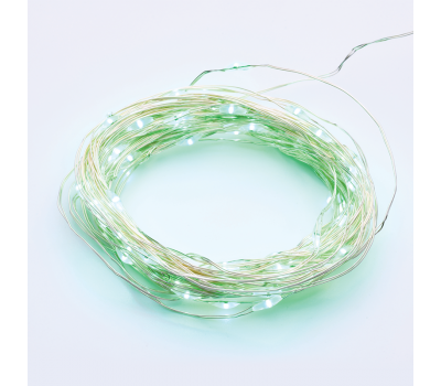 ACA LIGHTING X01100512 1,8W 3000K 10000mm LED STRING LIGHTS GREEN SILVER COPPER WIRE IP44