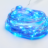 LED светещ гирлянд ACA LIGHTING X01100612 1,8W 3000K 10000mm LED STRING LIGHTS BLUE SILVER COPPER WIRE IP44