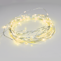 ACA LIGHTING X01100712 1,8W 3000K 10000mm LED STRING LIGHTS YELLOW SILVER COPPER WIRE IP44