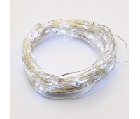 ACA LIGHTING X0120211 1,2W 4000K 2000mm 2 x AA SILVER LED STRING LIGHT WITH COPPER WIRE