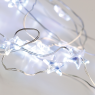LED светещ гирлянд ACA LIGHTING X01202112 1.2W 6000K 2000mm 2 x AA ACRYLIC STAR STRING LIGHT WITH COPPER WIRE