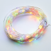 ACA LIGHTING X01300312 7,2W RGBY 30000mm SILVER LED STRING LIGHT WITH COPPER WIRE IP44