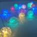 LED светещ гирлянд ACA LIGHTING X01203116 1.2W RGBY 2000mm 2 x AA CRACK ACRYLIC BALL STRING LIGHT WITH COPPER WIRE