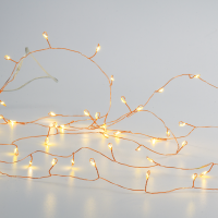 ACA LIGHTING X01501217 3W 3000K 2500mm 3 x AA CLUSTER LED STRING LIGHTS WITH COPPER WIRE