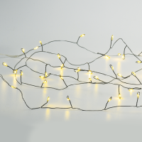 ACA LIGHTING X01501417 3W 3000K 2500mm 3 x AA CLUSTER LED STRING LIGHTS WITH BLACK COPPER WIRE