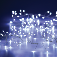 LED светещ гирлянд ACA LIGHTING X01502117 3W 6000K 2500mm 3 x AA CLUSTER LED STRING LIGHTS WITH SILVER COPPER WIRE