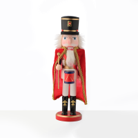 Коледна декорация ACA LIGHTING X023507 WOODEN NUTCRACKER WITH DRUM