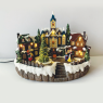 LED коледна декорация ACA LIGHTING X0305 LED SNOWY VILLAGE + ROTATION CHRISTMAS TREE 8 SONGS 0,42W 3000K LED 3 x AA 