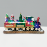 ACA LIGHTING X0317 LED POLLAR TRAIN + ROTATION TREE AND SANTA CLAUSE 8 SONGS 0,64W RGB 3 x AA 