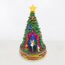 LED коледна декорация ACA LIGHTING X0330 LED CHRISTMAS TREE + ROTATION NUTCRACKER DANCE 8 SONGS 0,36W RGB LED 3 x AA 