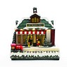 ACA LIGHTING X0347 LED SNOWY TRAIN STATION + ROTATION GIRL 8 SONGS 0,3375W RGB LED 3 x AA