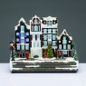 ACA LIGHTING X0348 LED SNOWY BLOCK OF APARTMENTS + ROTATION KIDS AND TREE 8 SONGS 0,4455W 3000K LED 3 x AA   