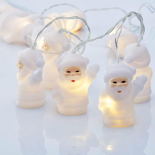 LED светещ гирлянд ACA LIGHTING X04101105 0.6W 3000K 1350mm 2 x AA SILICONE SANTA DECORATIVE STRING LIGHT