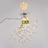 ACA LIGHTING X041901525 2,4W 3000K LED STRING TREE LIGHTS WITH STAR WITH PVC COPPER WIRE