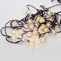 ACA LIGHTING X043014232 1,5W 3000K 4350mm LED DECORATIVE CRYSTAL SOLAR BALLS STRING LIGHTS IP44