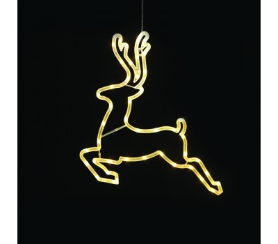 ACA LIGHTING X04431309 LED PLASTIC DEER 2W 3000K 3 x AA/USB