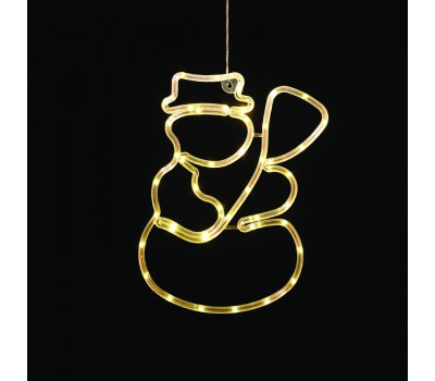 ACA LIGHTING X04441304 LED PLASTIC SNOWMAN 2W 3000K 3 x AA/USB
