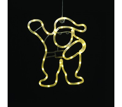 ACA LIGHTING X04441305 LED PLASTIC SANTA 2W 3000K 3 x AA/USB