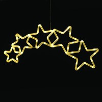 ACA LIGHTING X04471332 LED PLASTIC 5 STARS 2W 3000K 3 x AA/USB