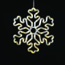 LED коледна декорация ACA LIGHTING X04501311 LED PLASTIC SNOWFLAKE 2W 3000K 3 x AA/USB