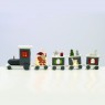 LED коледна декорация ACA LIGHTING X0511127 LED WOODEN TRAIN WITH CHRISTMAS FIGURES 0,54W 3000K 2 x AAA
