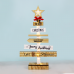 LED коледна декорация ACA LIGHTING X05121120 LED WOODEN WISHES CHRISTMAS TREE 0,6W 3000K 2 x AA