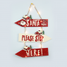 ACA LIGHTING X05141115 LED WOODEN SANTA SIGNPOST 0,84W 3000K 2 x AAA