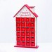 Коледна декорация ACA LIGHTING X0542124 WOODEN CALENDAR WITH DRAWERS
