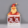 ACA LIGHTING X0561108 LED WOODEN SANTA CALENDAR 0,36W 3000K 2 x AAA