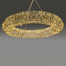 ACA LIGHTING X0576801535 9W 2700K LED STEADY 3D METAL RING STRING LIGHTS WITH COPPER WIRE IP44