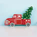 LED коледна декорация ACA LIGHTING X0581103 LED WOODEN CHRISTMAS CAR 0,48W 3000K 2 x AA