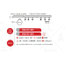 LED светещ гирлянд ACA LIGHTING X061011201 0,45W 3000K 1350mm 3 x AA RED PLASTIC XMAS BALL DECORATIVE STRING LIGHT