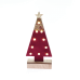 LED коледна декорация ACA LIGHTING X061011209 LED WOODEN RED CHRISTMAS TREE 0,45W 3000K 2 x AA