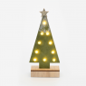ACA LIGHTING X061011210 LED WOODEN GREEN CHRISTMAS TREE 0,45W 3000K 2 x AA