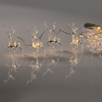 ACA LIGHTING X061011223 0,45W 3000K 1350mm 3 x AA ACRYLIC REINDEER DECORATIVE STRING LIGHT