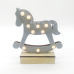 ACA LIGHTING X061011239 LED WOODEN GREY HORSE 0,45W 3000K 2 x AA