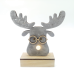 LED коледна декорация ACA LIGHTING X06111211 LED WOODEN GREY REINDEER HEAD 0,045W 3000K 2 x AA